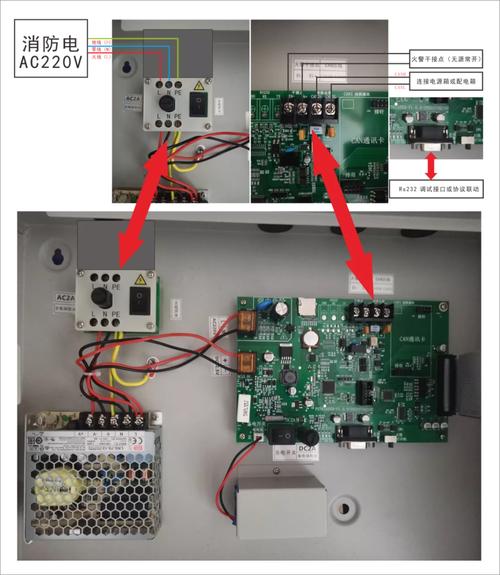 賦安消防應急照明和疏散指示系統(tǒng)產品接線圖
